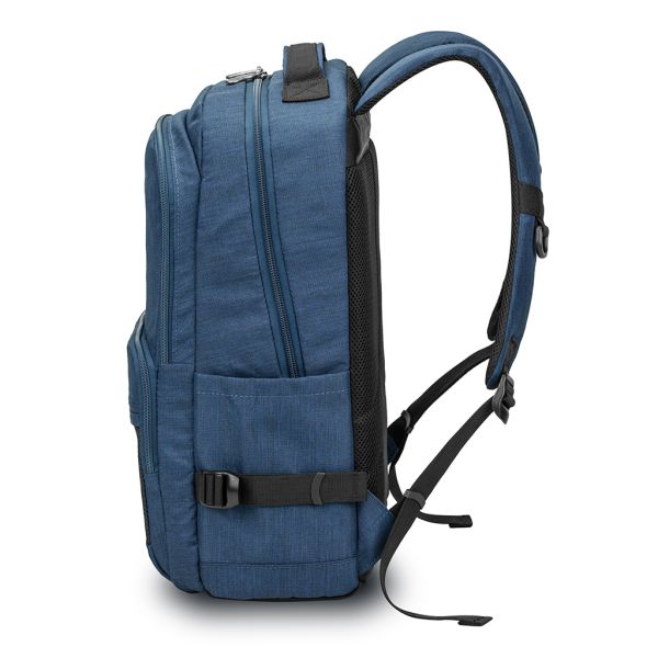 [HCM][TẶNG KÈM VỚ] Balo Laptop Cao Cấp Mikkor The Louie Backpack – Navy