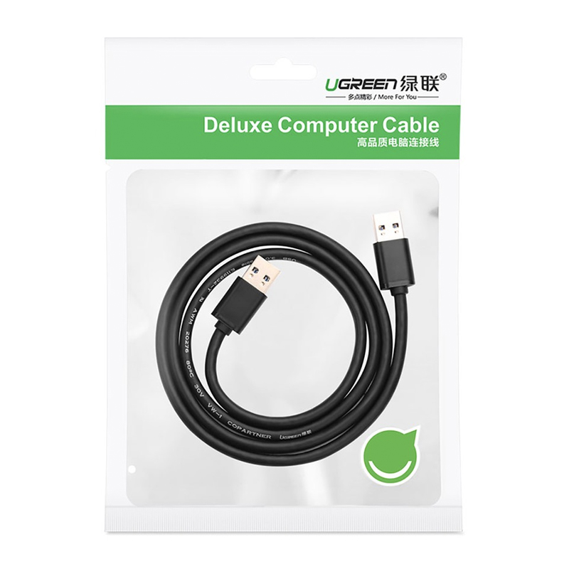 Cáp USB AM-AM 2.0 Ugreen US102 0.25M đến 3M - Dây USB 2 đầu đực