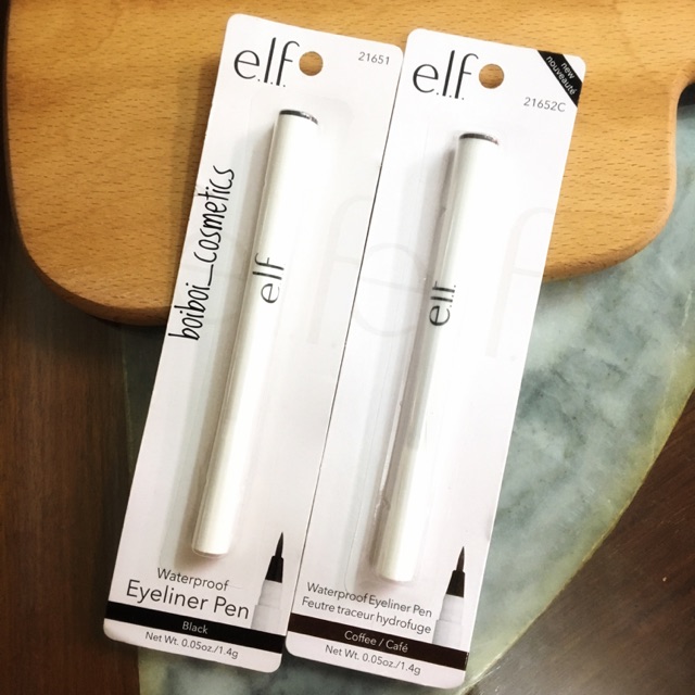 Bút lông kẻ mắt elf Waterproof Eyeliner Pen - Black