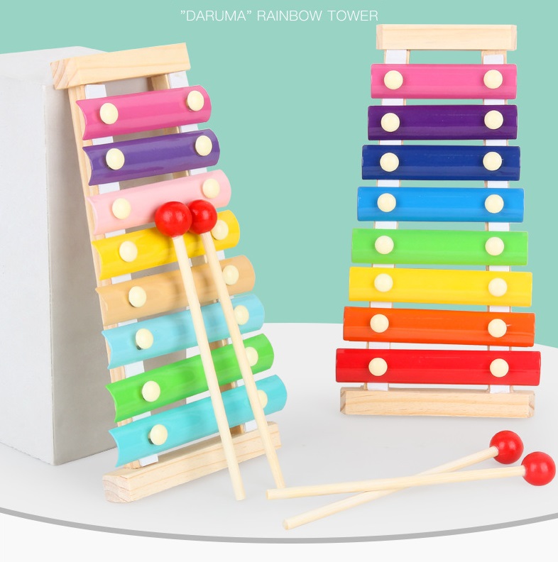 ❣️ Đàn Gỗ 8 Âm Cho Bé ☘️ Montessori cao cấp ✨ (Đồ chơi Gỗ - Đồ chơi Giáo Dục - An toàn - Thông minh)