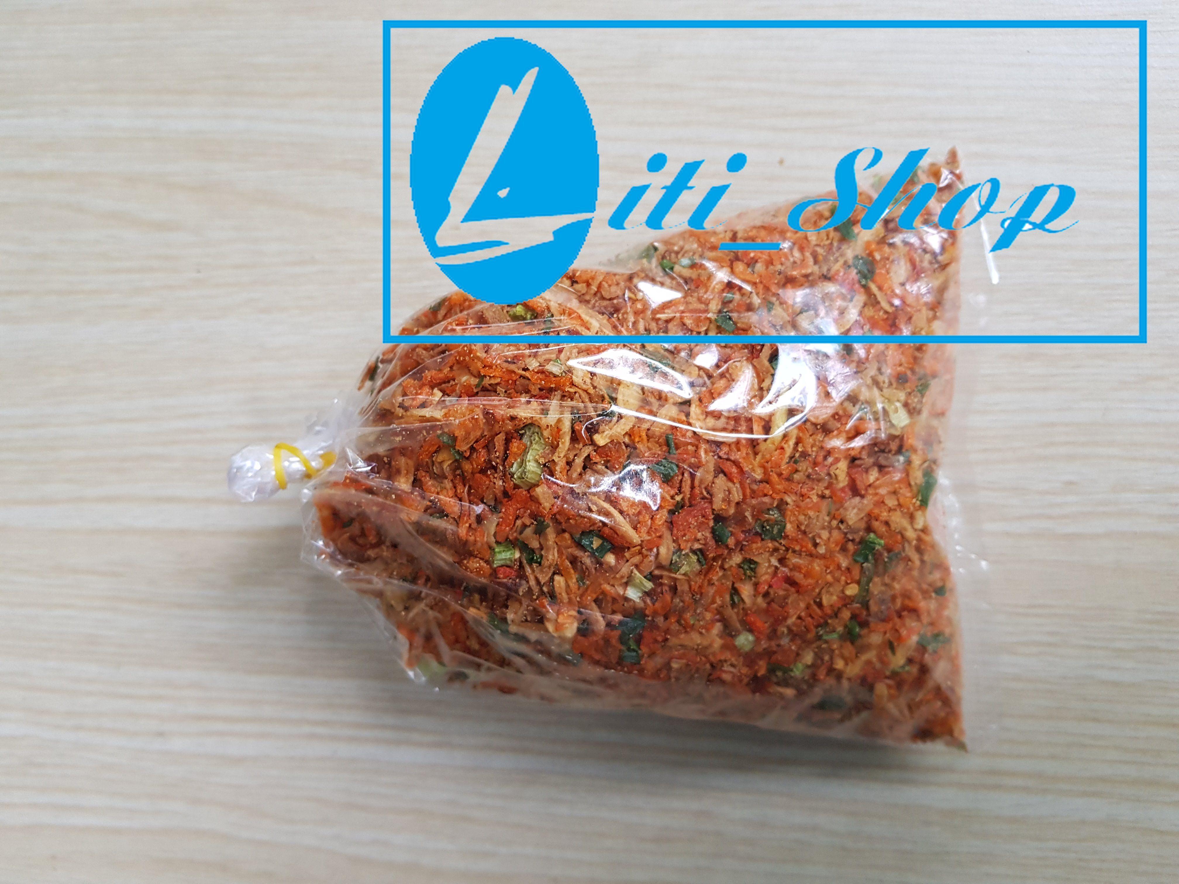Hành phi-Ruốc sấy-Muối tôm 500Gr