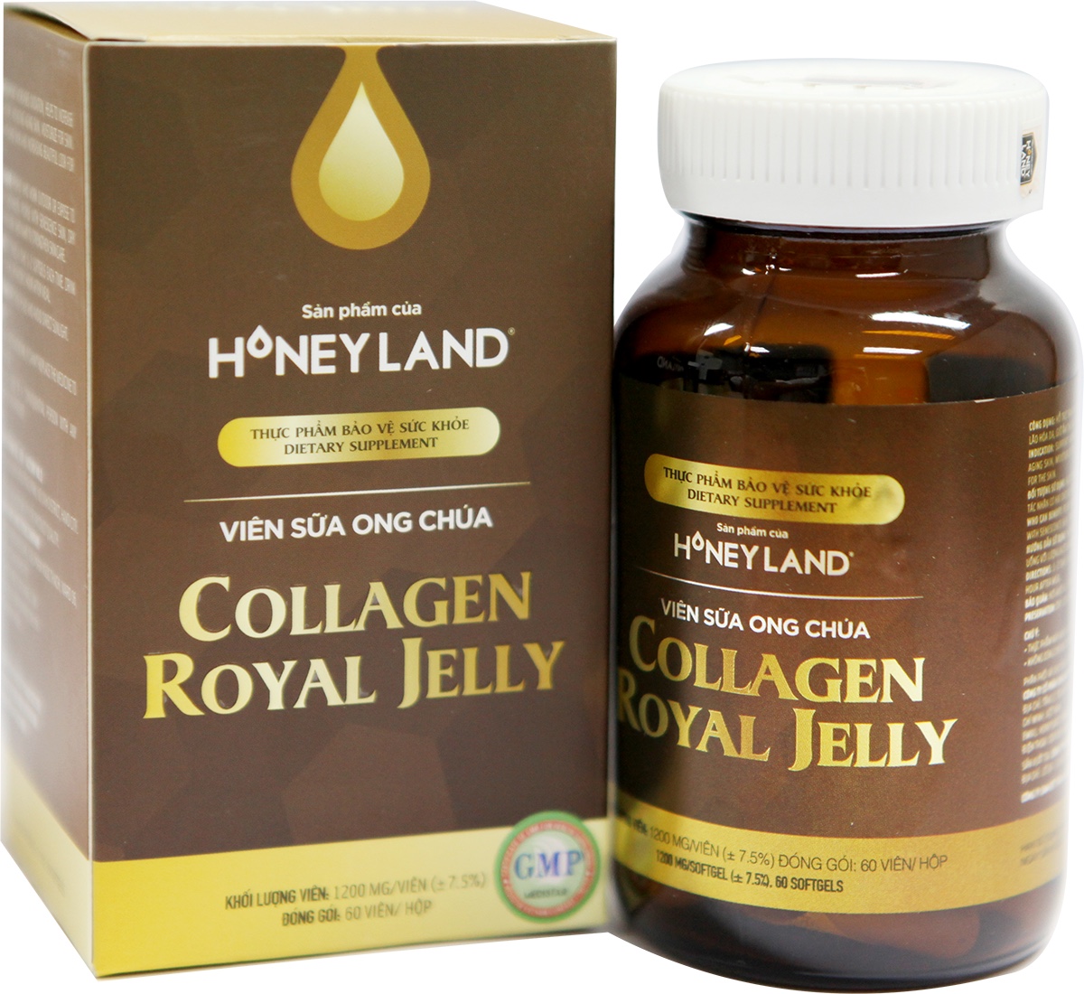 Combo 3 hộp viên sữa ong chúa collagen 60v/hộp
