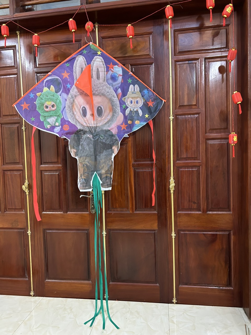 Diều phượng hoàng 4 đuôi+ cuộn dây