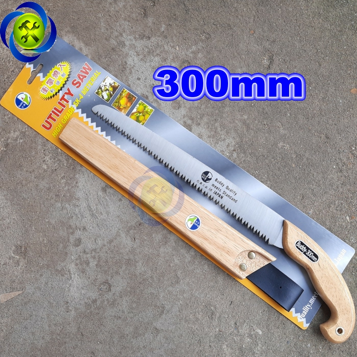Cưa gỗ đài loan buddy c0007 300mm cán gỗ vỏ gỗ