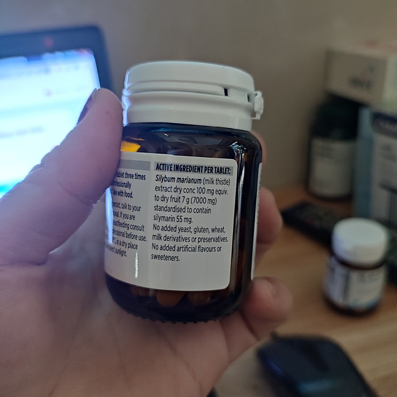 Thải Độc Gan Blackmores Milk Thistle Lọ 42 Viên