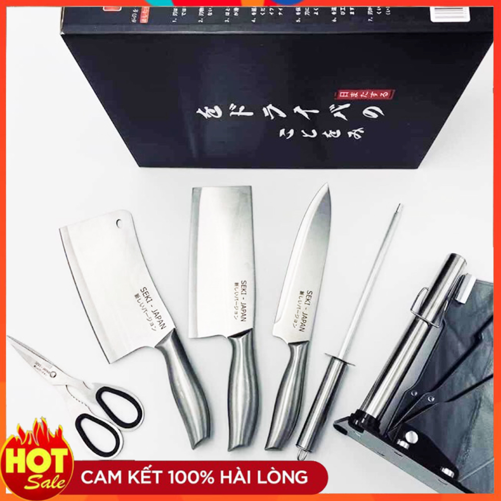 BÁO GIÁ Dao Làm Bếp Đẹp | Shopee Lazada Sendo Tiki mới nhất 62 Bộ Dao Làm Bếp 6 Món, Bộ Dao Làm Bếp Nhật, Bộ Dao làm Bếp Nhật Bản Cao Cấp - Được Làm Bằng Chất Liệu cao cấp, Không Gỉ Sét Bền Đẹp, An Toàn Cho Người Sử Dụng