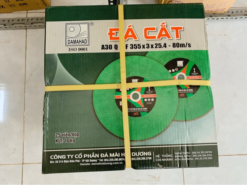 [HCM]Đá cắt Hải Dương 355mm cắt sắt thép