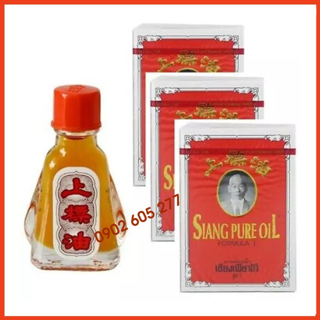 Dầu ông già đỏ 7cc Chữ vàng Thái Lan