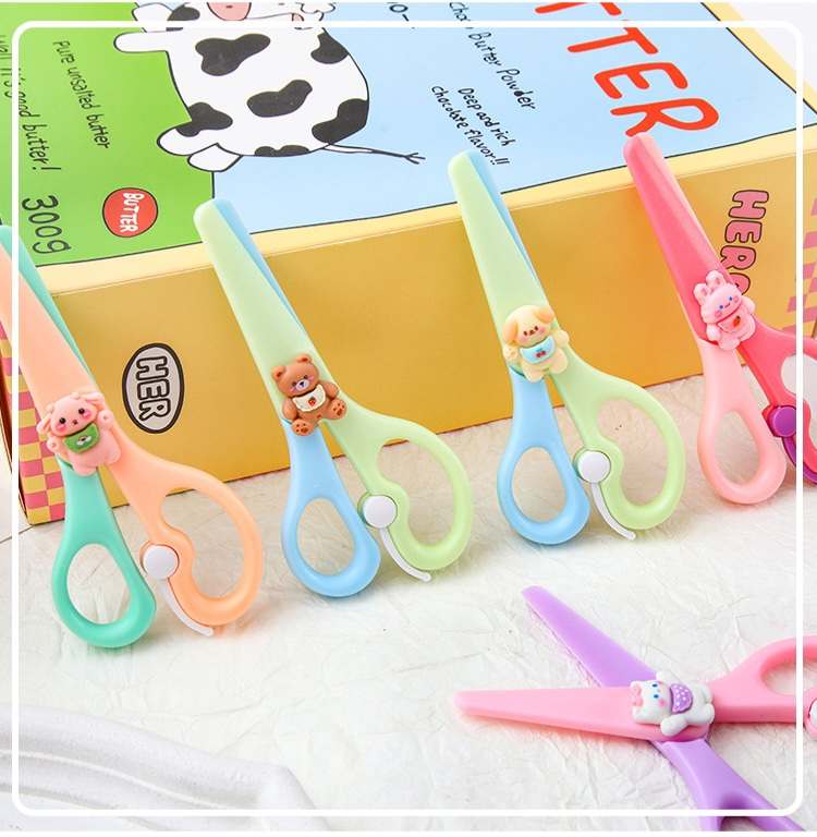 Kéo Cắt Giấy Thủ Công An Toàn Cho Bé