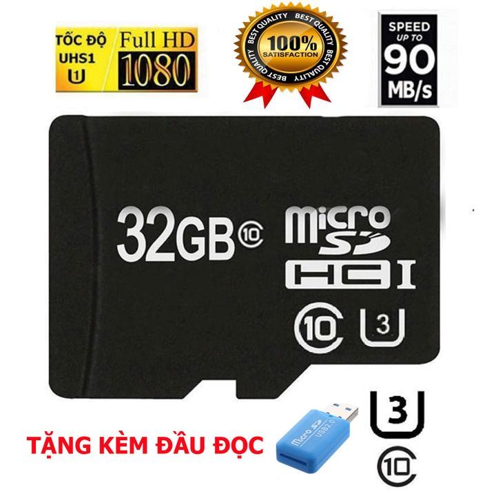 Thẻ nhớ 32G class 10 Micro SD HC lưu trữ cực khủng