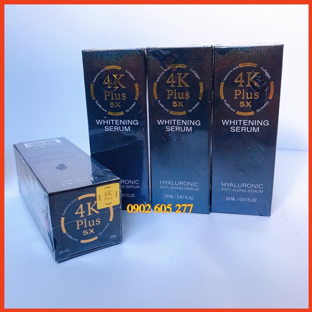 Serum 4K Plus 5X Whitening Thái Lan