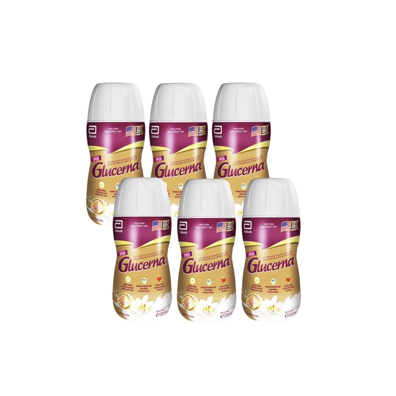 Thùng sữa bột pha sẳn Abbott Glucerna 220ml Cty (30 Chai)