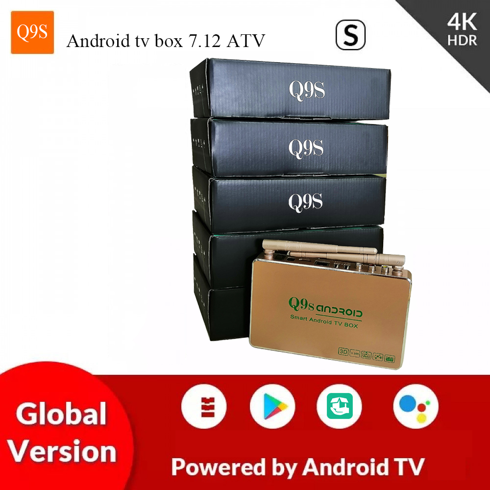 Android TV Box Q9S RAM 2G Q9s cập nhật toàn diện phần mềm ATV 7.12