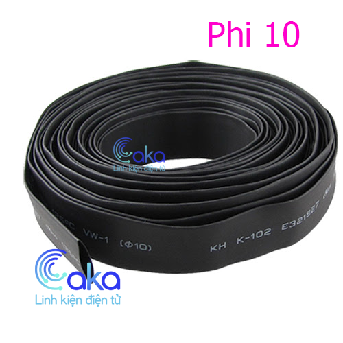 Ống gen co nhiệt phi 10 dài 1 mét