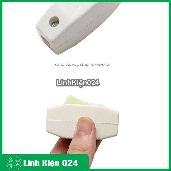 Công tắc bật tắt 300vac 5a