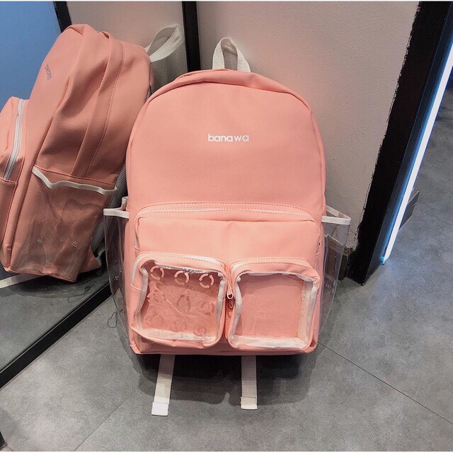 BALO BANAWA LOWKEY HIGHKEY BACKPACK UNISEX ( CÓ SẴN  ĐEN HỒNG)