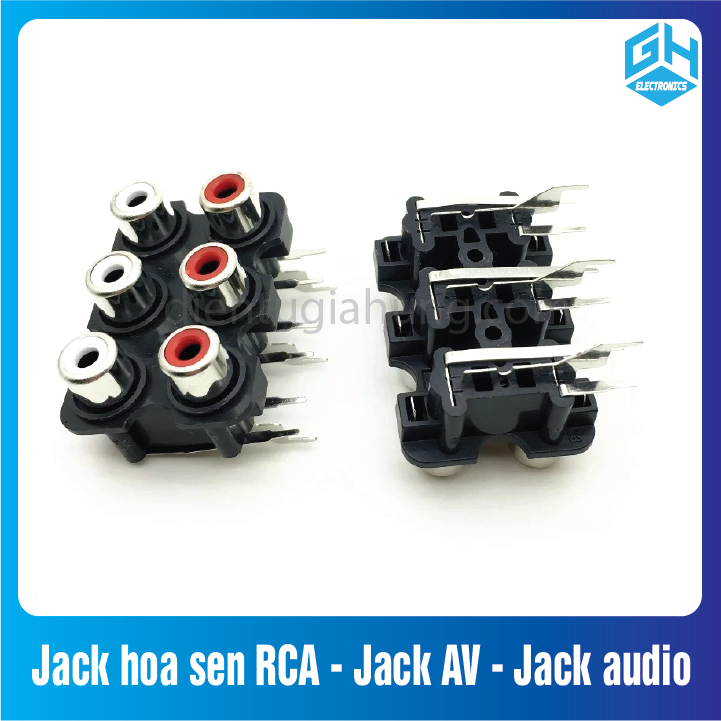 Jack hoa sen RCA - Jack AV - Jack audio( COMBO 2 CÁI)