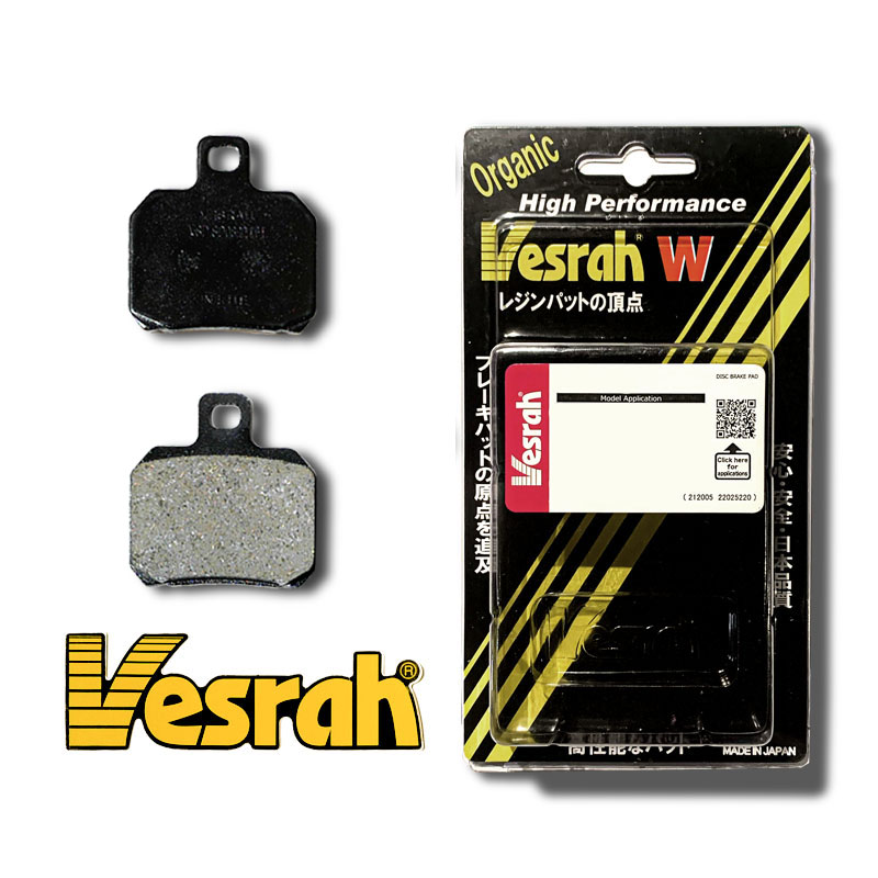 Bố thắng sau Heo Brembo 2 pis đối xứng - Vesrah Resin Japan chính hãng