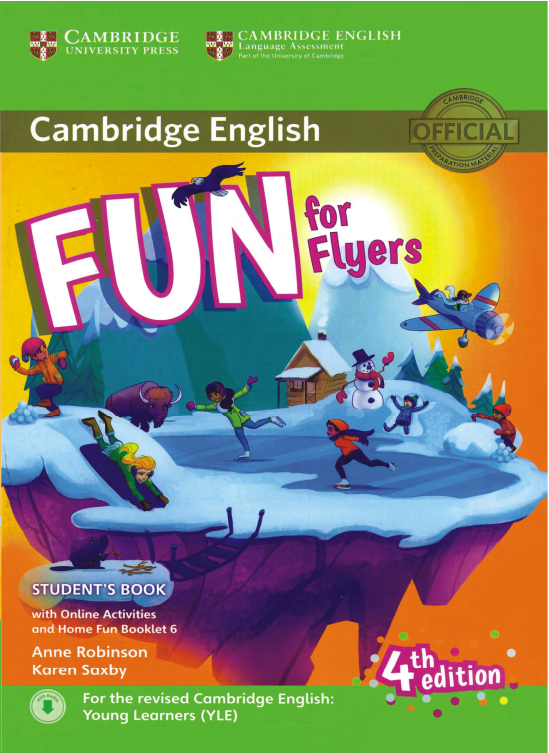 Fun for Starter, Movers, Flyers ( màu tặng kèm audio )
