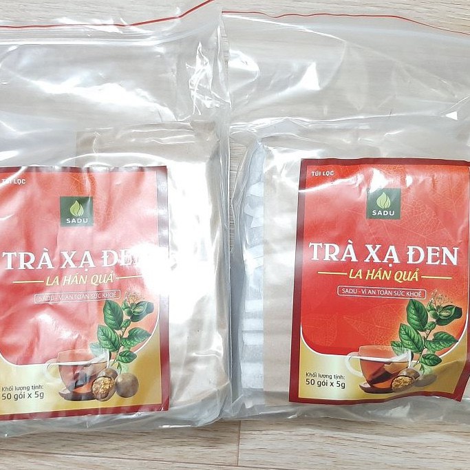 Trà xạ đen – La hán quả túi lọc Sadu (1KG có 200 túi lọc)