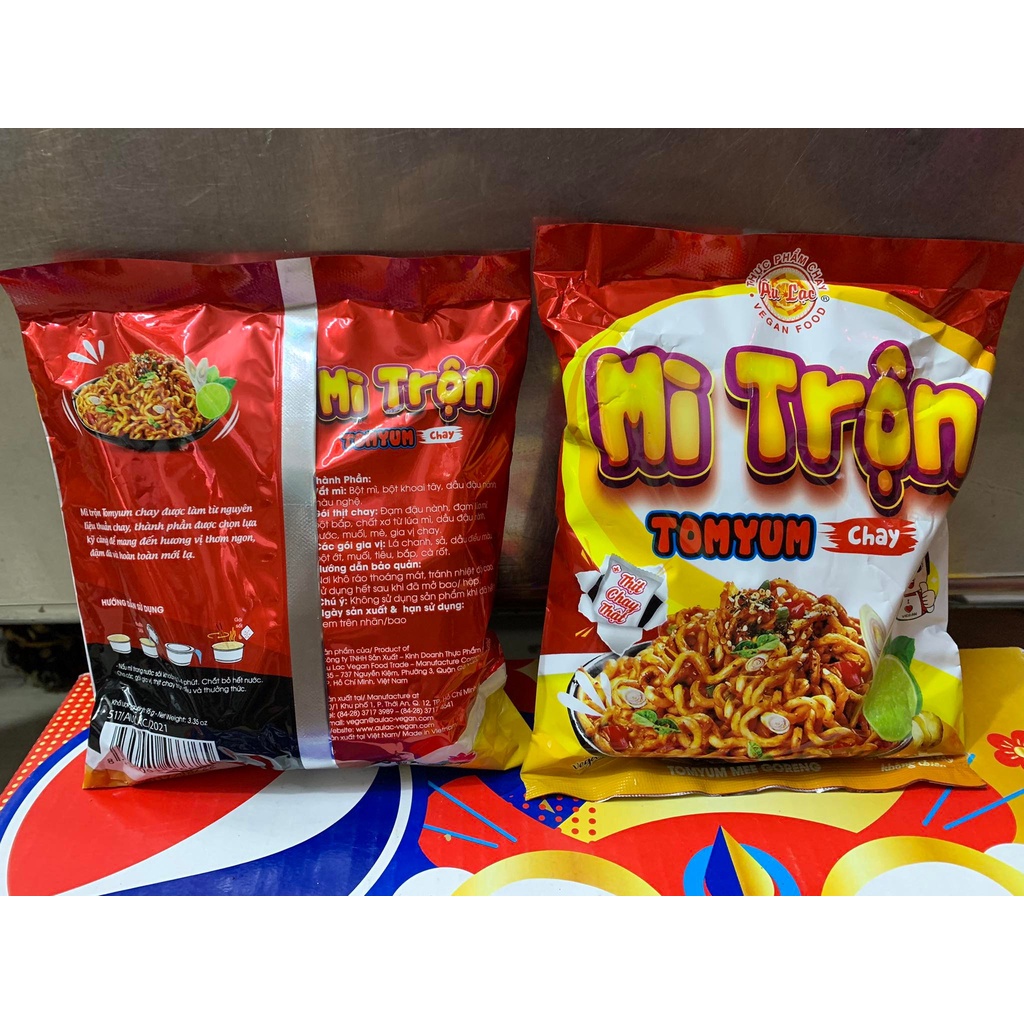 Mì Trộn Tomyum Chay - Gói 95g