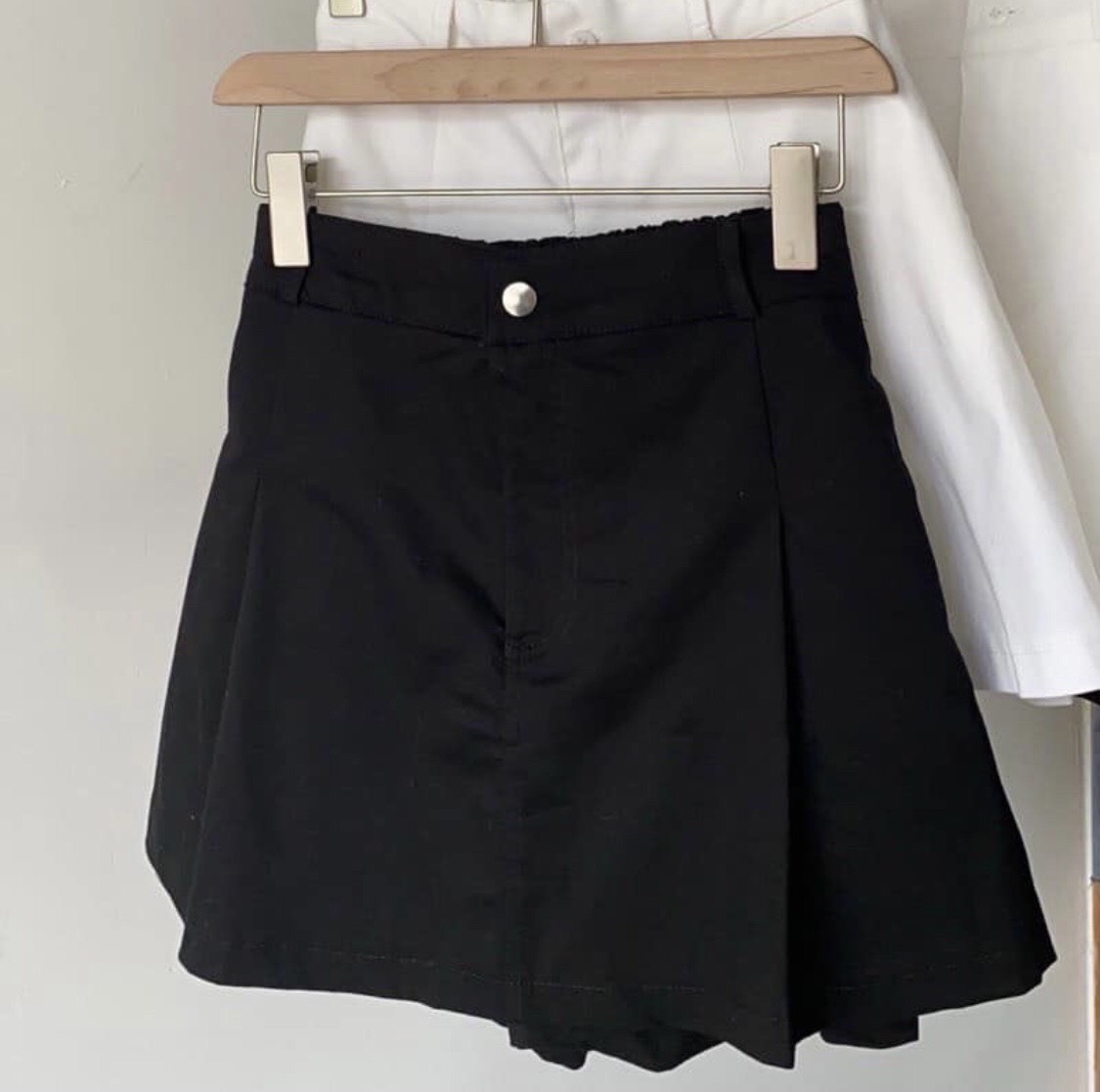 Chân váy kaki basic xếp ly mẫu mới KT_002