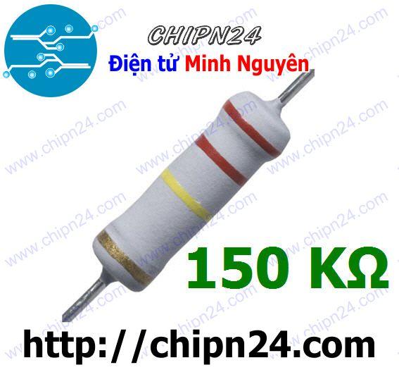 [5 con] (F149) Điện Trở 150K 2W