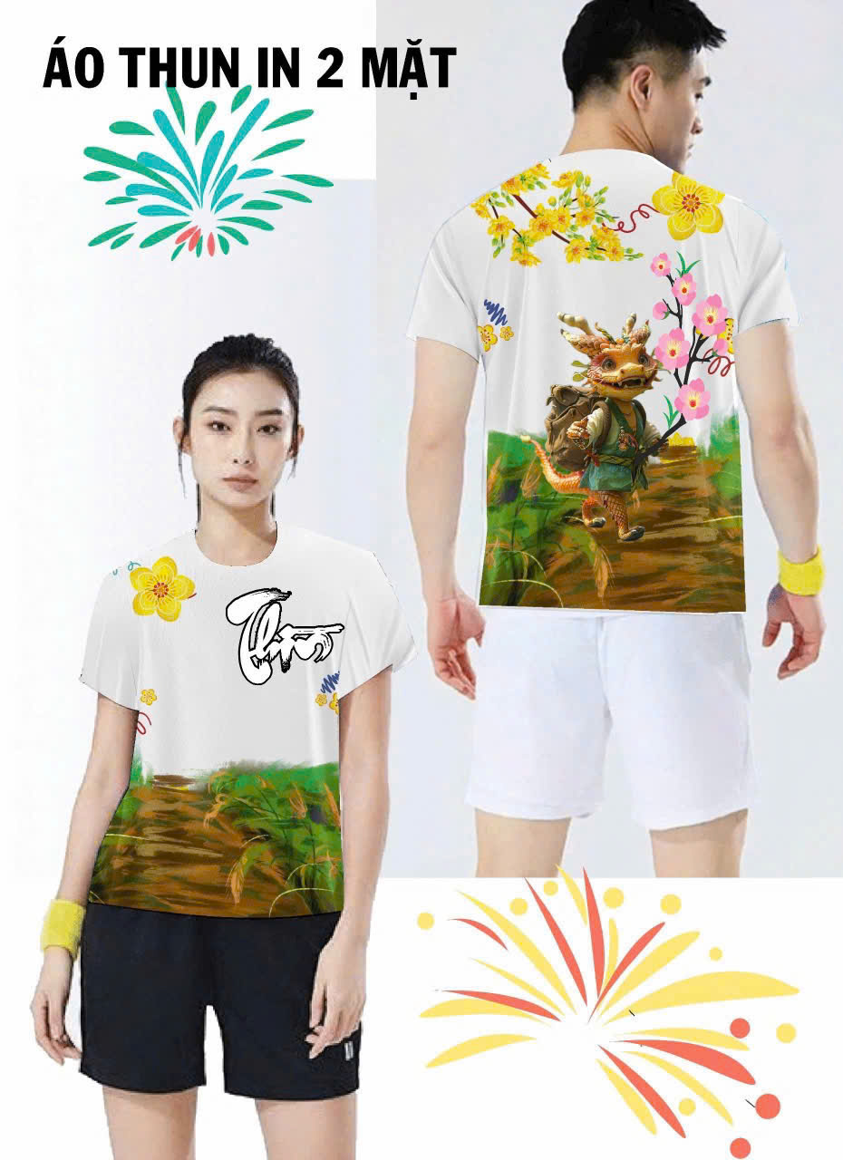 ÁO THUN  12 CON GIÁP ( TÝ-SỬU-DẦN-MẸO THÌN-TỴ) DX1