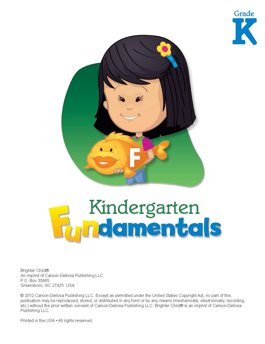 First Grade Fundamentals Grade K (sách màu)