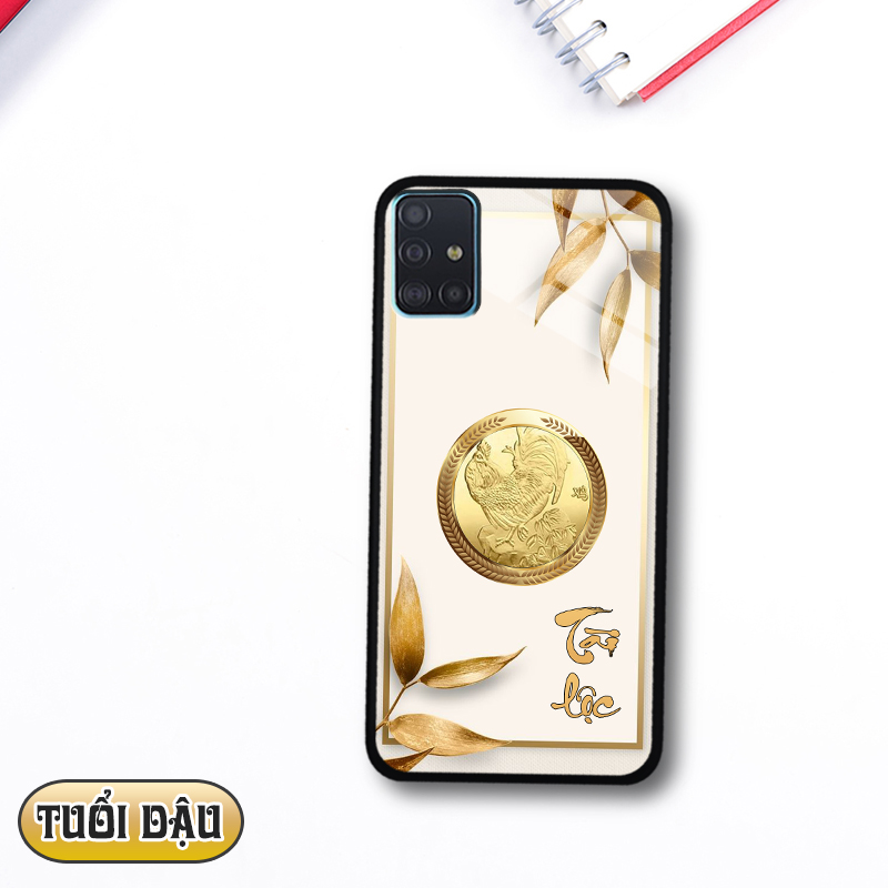 Ốp lưng kính 12 con giáp cho Samsung Galaxy A51