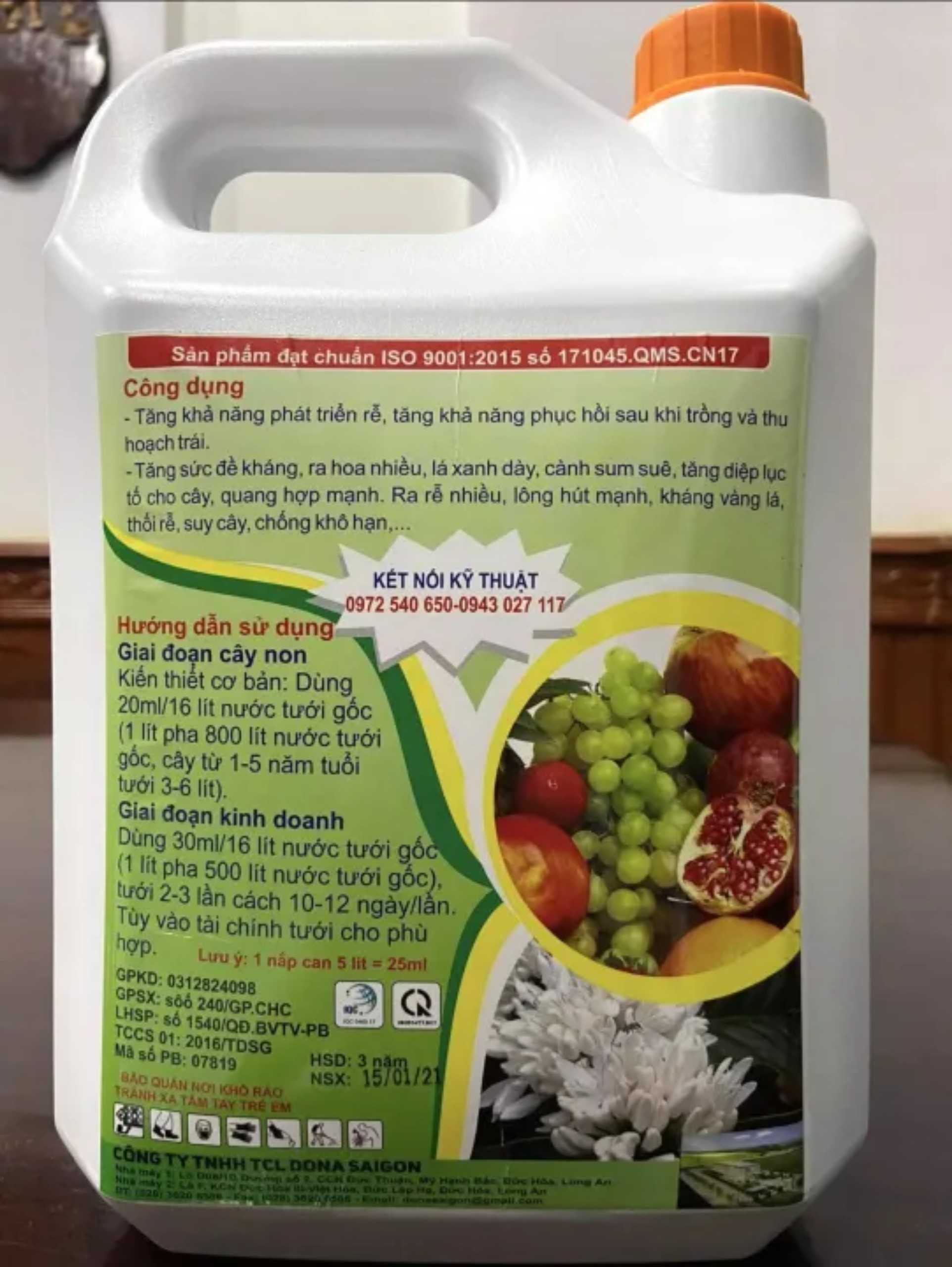 Dona1 fertilizer-root revitalizer (1L Bottle & can 5L)