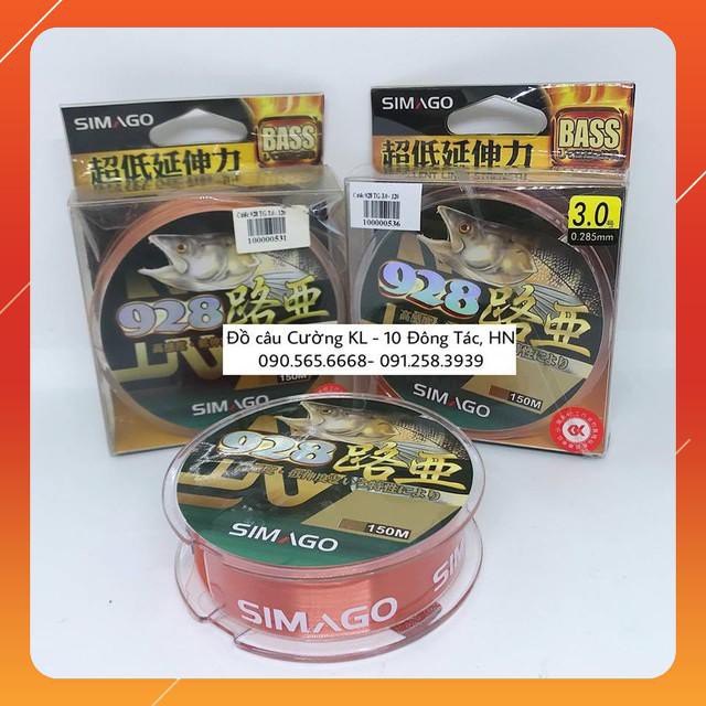Cước câu cá 928 - 150m . Kích thước: 20
