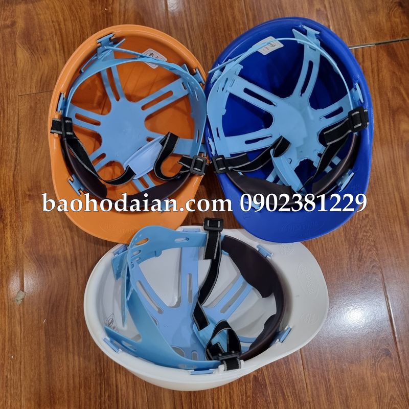 Nón bảo hộ công nhân đuôi gài N004