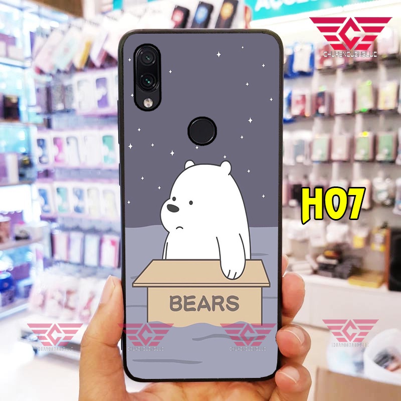 Ốp lưng huawei nova 3i, nova 3e, nova 2i gấu dễ thương
