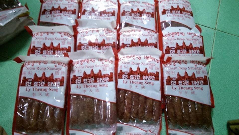 Combo 1kg Lạp xưởng Campuchia Heo + Bò