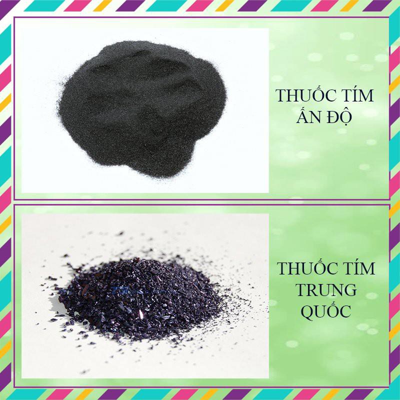 500g Tím KMnO4 Ấn Độ Nhập Khẩu 100%