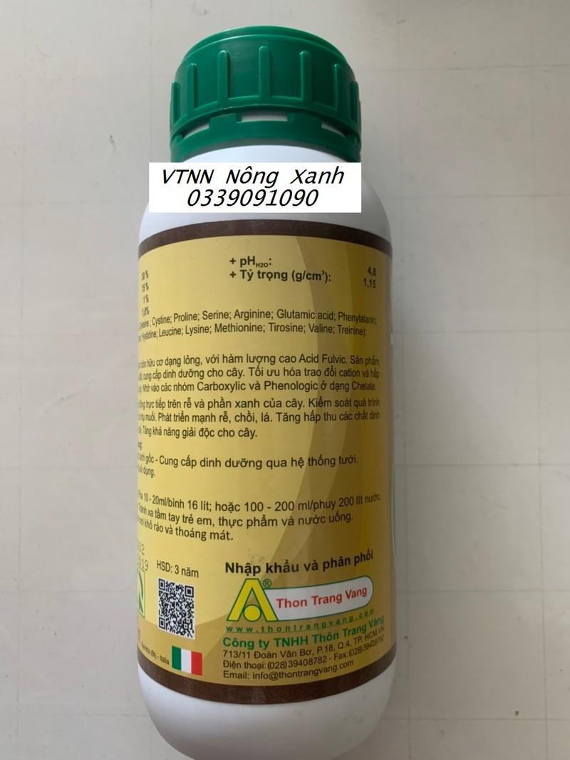 Phân Bón Cao Cấp Hydro Fulvic chai 500ml - Hydro Fulvic