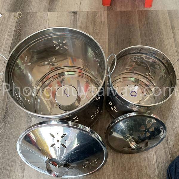 Lò đốt giấy tiền ,vàng mã INOX 🏮(2 size)