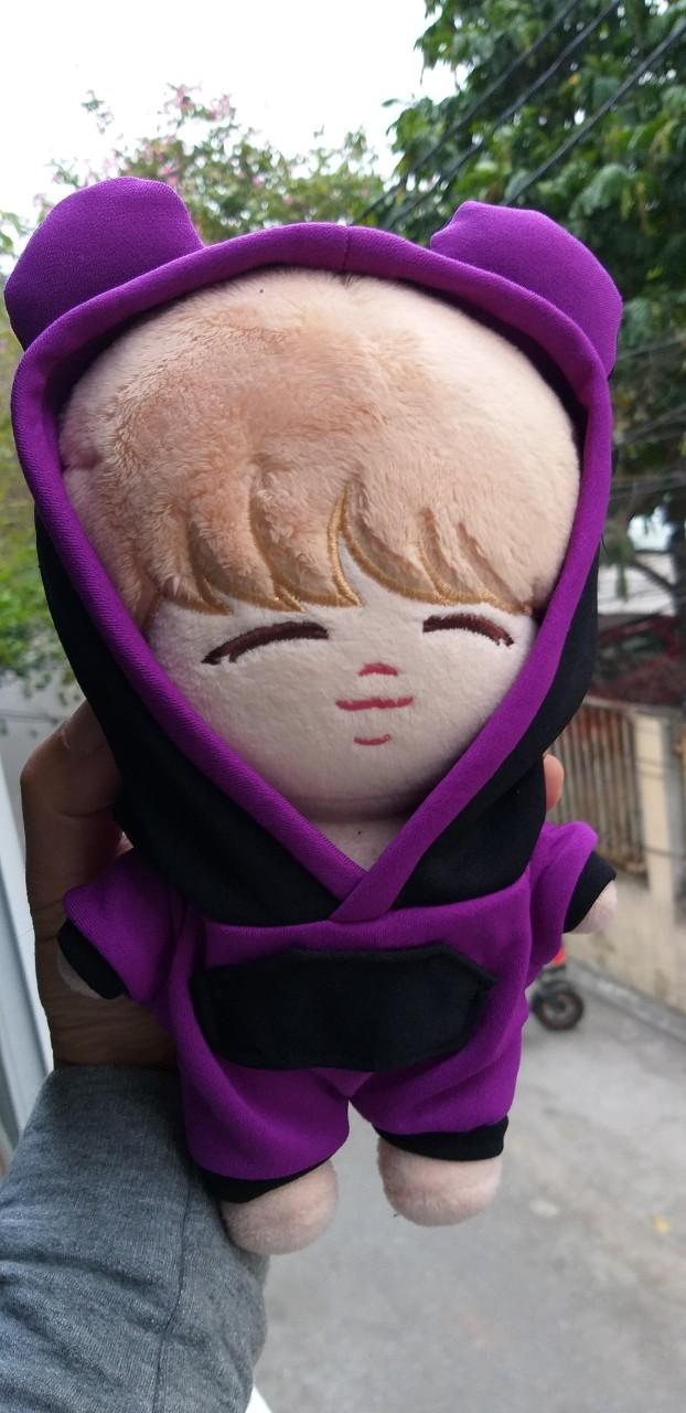 Outfit doll 20 kpop hoodie liền