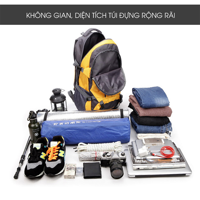(HÀNG MỚI) BALO DU LỊCH CHỐNG NƯỚC CAO CẤP 45L T9104