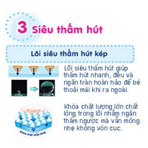 Tã dán Merries Size M64 (cho bé 6 - 11kg)