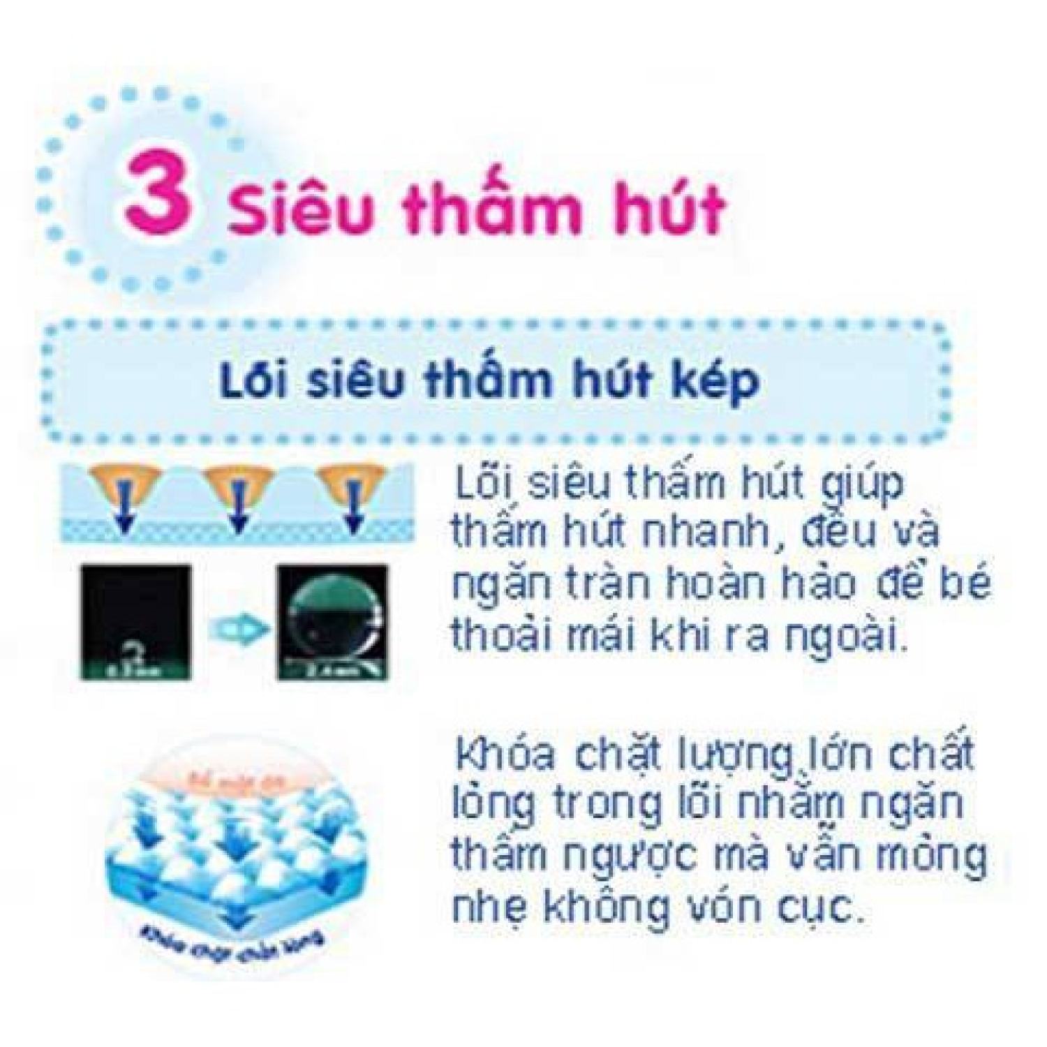 Tã dán Merries size M64 (cho bé 6 - 11kg)