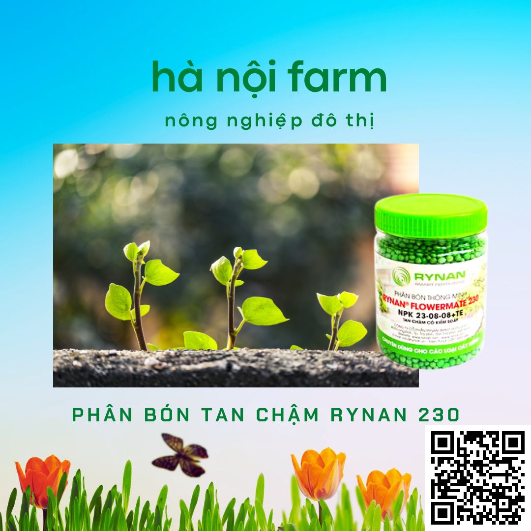 phân bón thông minh, tan chậm rynan 230. hũ 150g