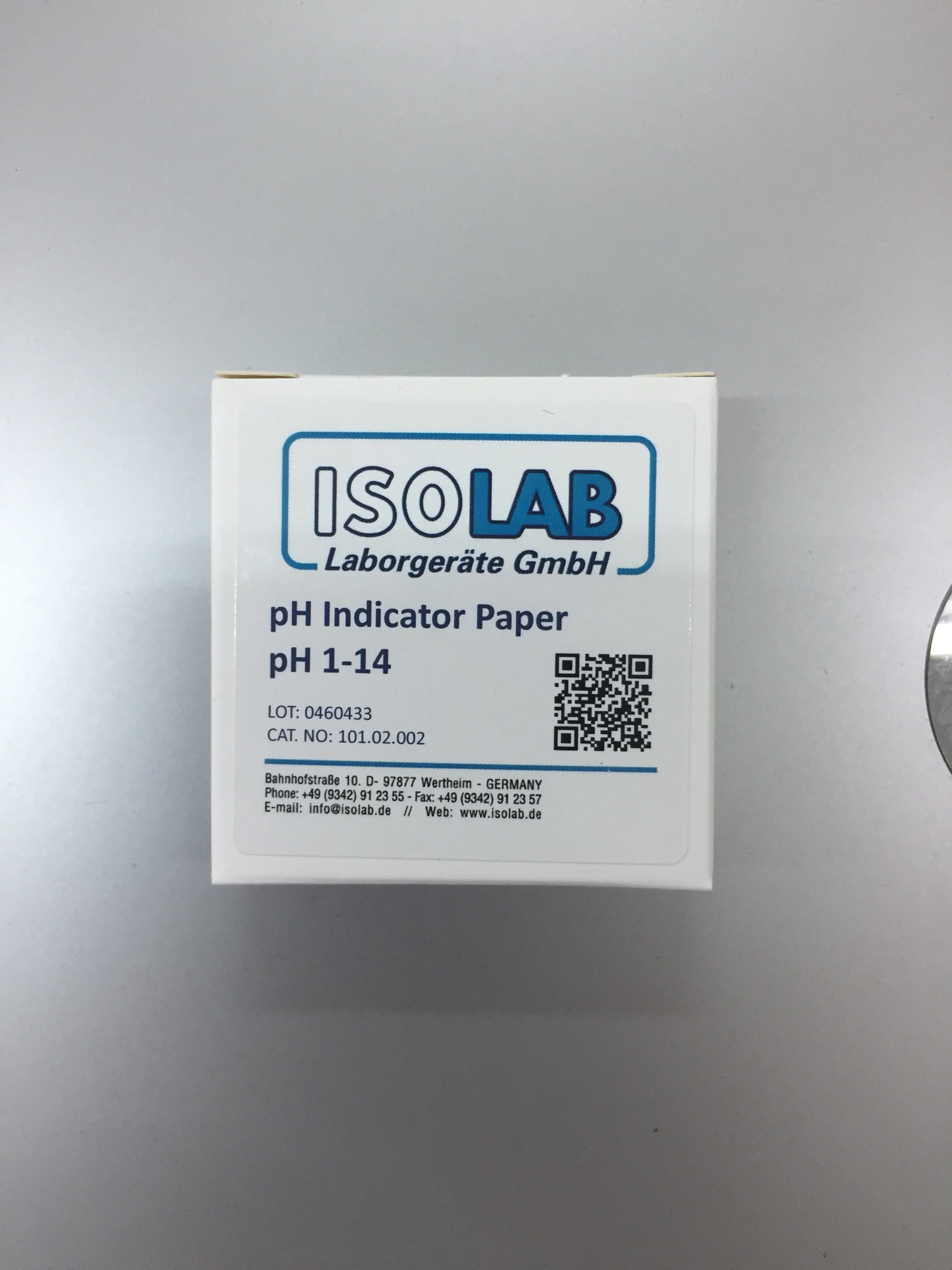 [HCM]Giấy đo pH Isolab Đức