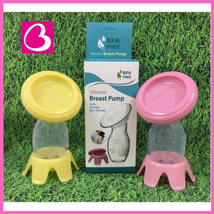 Phễu, Cốc hứng sữa rảnh tay mềm kèm nắp và đế (Chính Hãng)