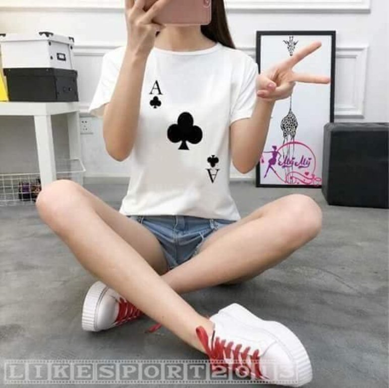 Áo thun nam nữ lá bài cực cá tính