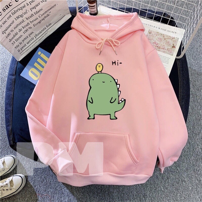 Áo hoodie khủng long Hi Y&V