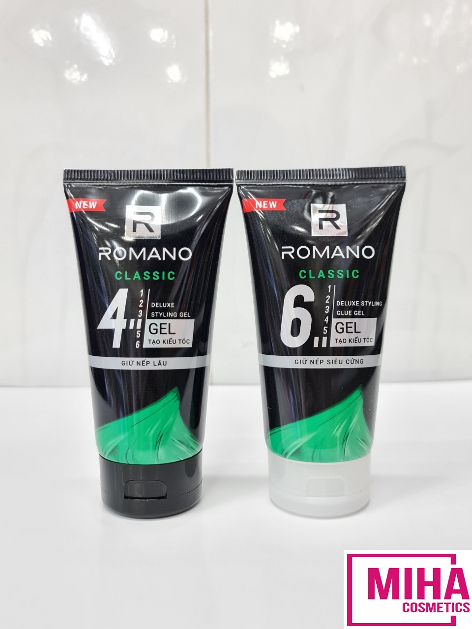 Gel Vuốt Tạo Kiểu Tóc Nam Romano Classic 150g