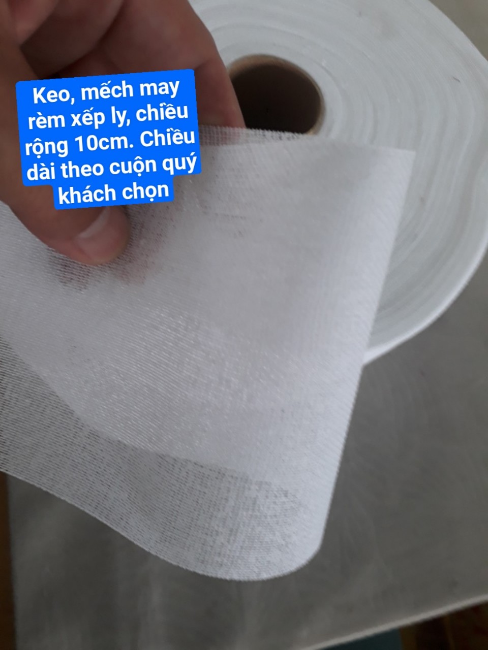 Mếch (Keo) Chuyên Dùng May Rèm Kiểu Xếp Ly