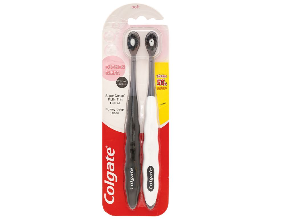 Bộ 2 bàn chải đánh răng Colgate Cushion Clean